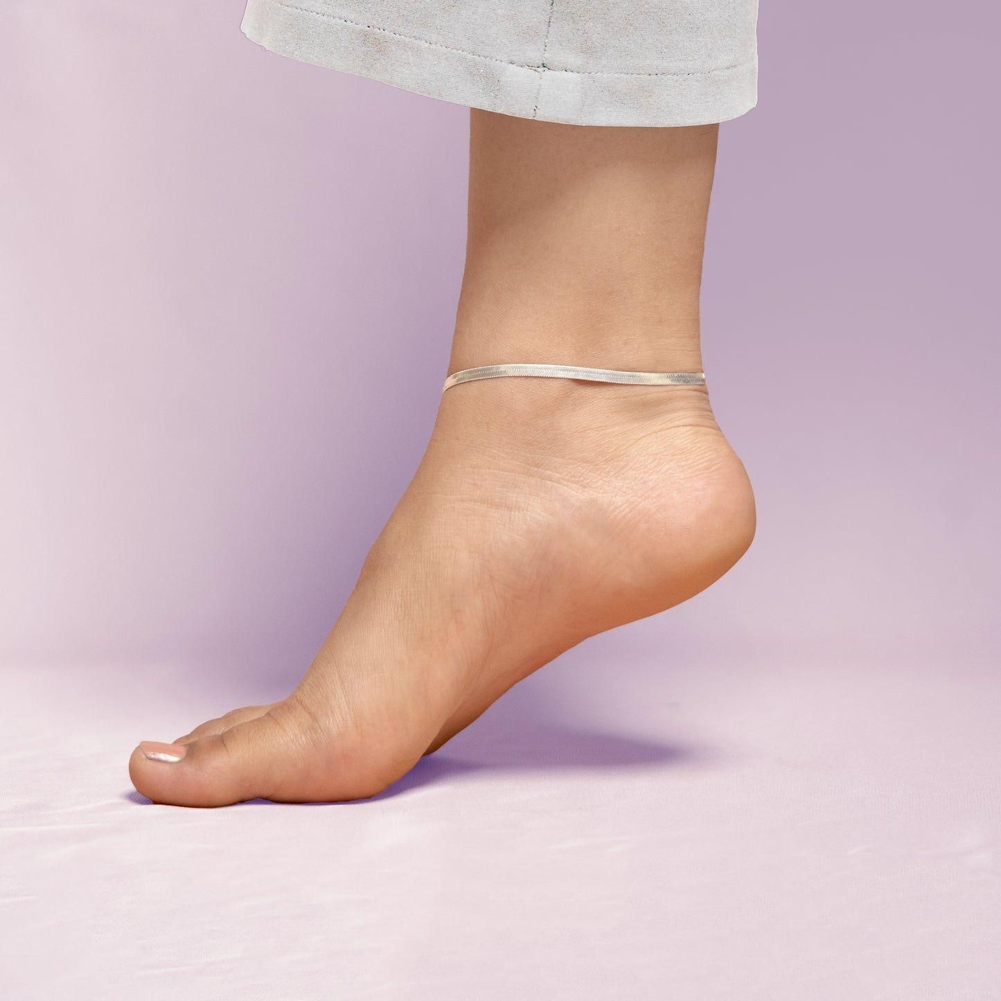Premium Luxury Lucky Snake Anklet | Long-Lasting Shine & Modern Charm